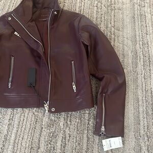 Women's Brown Leather Jacket
